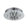 Elk Illuminaire Accessories 12 Light Small Round Canopy Flush Mount In Polished Chrome