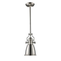 Elk Lighting Chadwick Single Light Small Satin Nickel Pendant