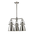 Elk Lighting Chadwick 3 Light Satin Nickel Chandelier