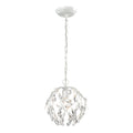 Elk Lighting Circeo Single Light Mini Antique White Pendant