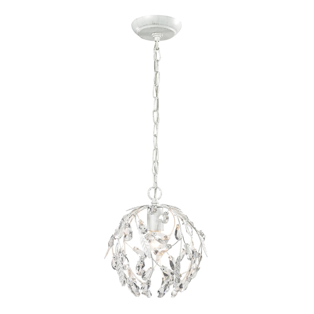 Elk Lighting Circeo Single Light Mini Antique White Pendant