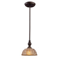 Elk Lighting Norwich 1 Light Oiled Bronze Pendant
