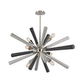 Elk Solara 6 Light Led Chandelier In Polished Nickel