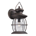 Elk Village Lantern Weather Charcoal 1 Light 17 Inch Outdoor Sconce