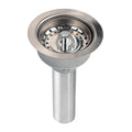 Elkay 3 1 2 Drain Fitting Stainless Steel Body With Strainer Basket Matte Finish