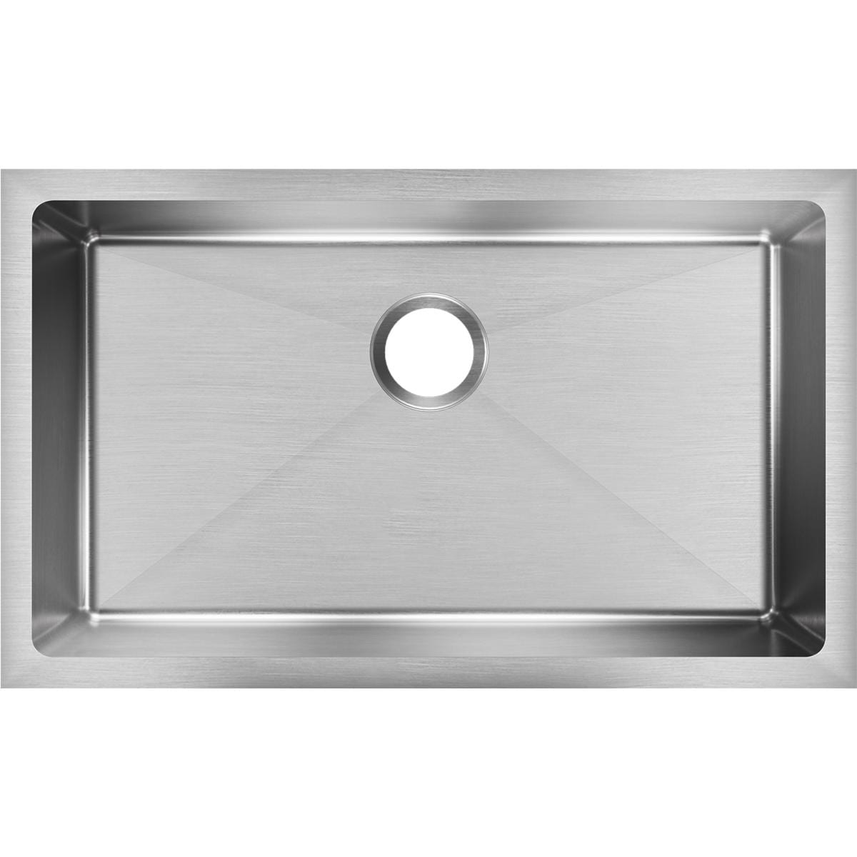 Elkay Crosstown 16 Gauge Stainless Steel 30 1 2 X 18 1 2 X 8 Single Bowl Undermount Sink