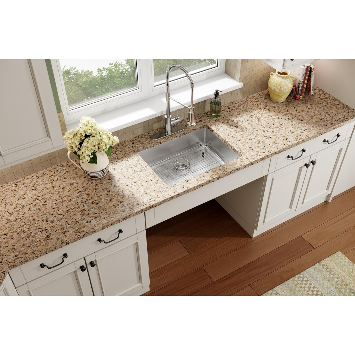 Elkay Crosstown Stainless Steel 25 X 22 X 6 Single Bowl Dual Mount Ada Sink Kit
