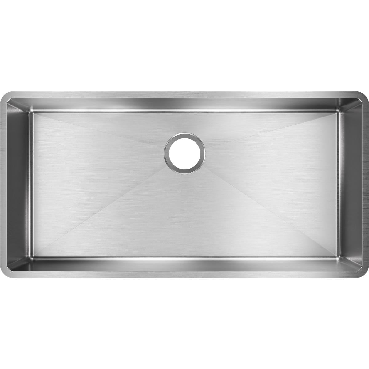 Elkay Crosstown Stainless Steel 36 1 2 X 18 1 2 X 9 Single Bowl Undermount Sink