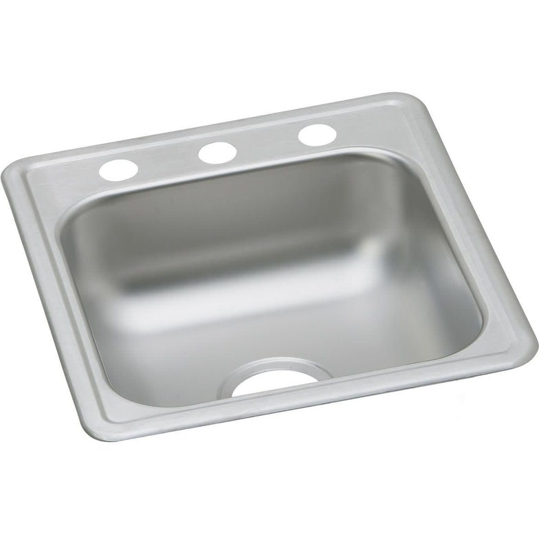 Elkay D11719 Dayton 17In Single Basin Drop In Stainless Steel Kitchen Sink