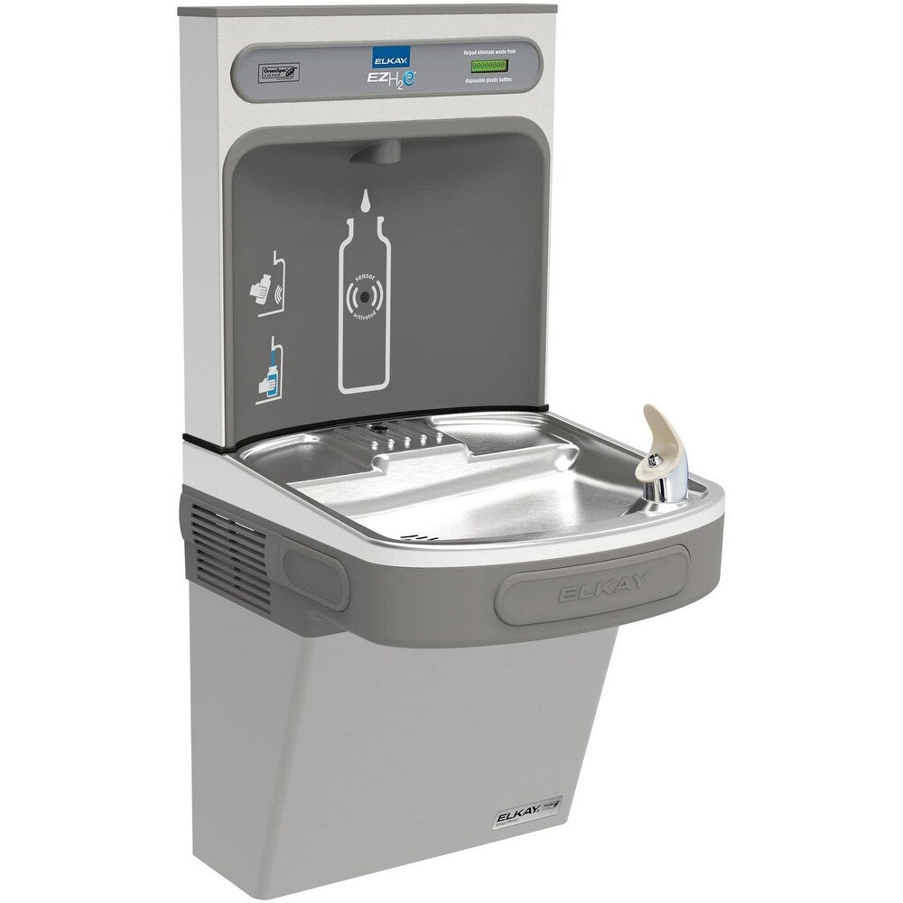 Elkay Ezh20 18 3 8 Wall Mounted Single Station Hands Free Bottle