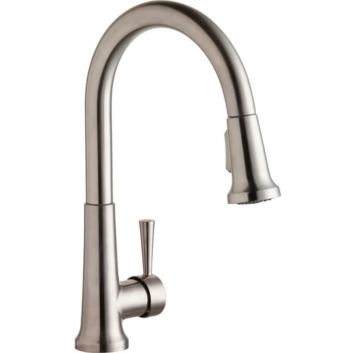 Elkay Lk6000 Everyday 1.5 2.2 Gpm Deck Mounted Pull Out Kitchen Faucet With Escutcheon