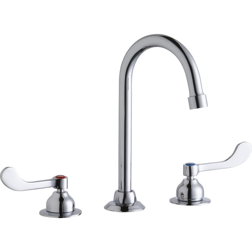 Elkay Lk800Gn05T4 1.5 Gpm Deck Mounted Double Handle Utility Faucet Chrome