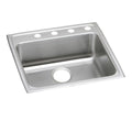 Elkay Lustertone Classic Stainless Steel 22 X 22 X 5 1 2 Single Bowl Drop In Ada Sink