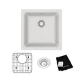 Elkay Elg1616C Quartz Classic 15 3 4 X 15 3 4 X 7 11 16 Single