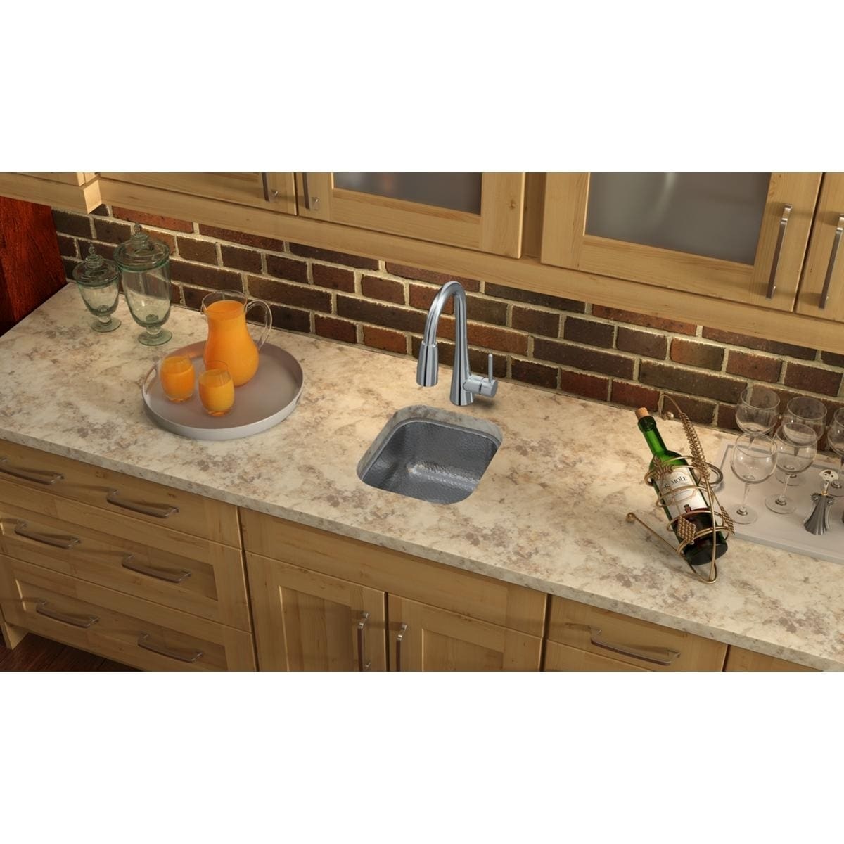 Elkay Stainless Steel 12 X 14 X 6 1 2 Single Bowl Undermount Bar Sink