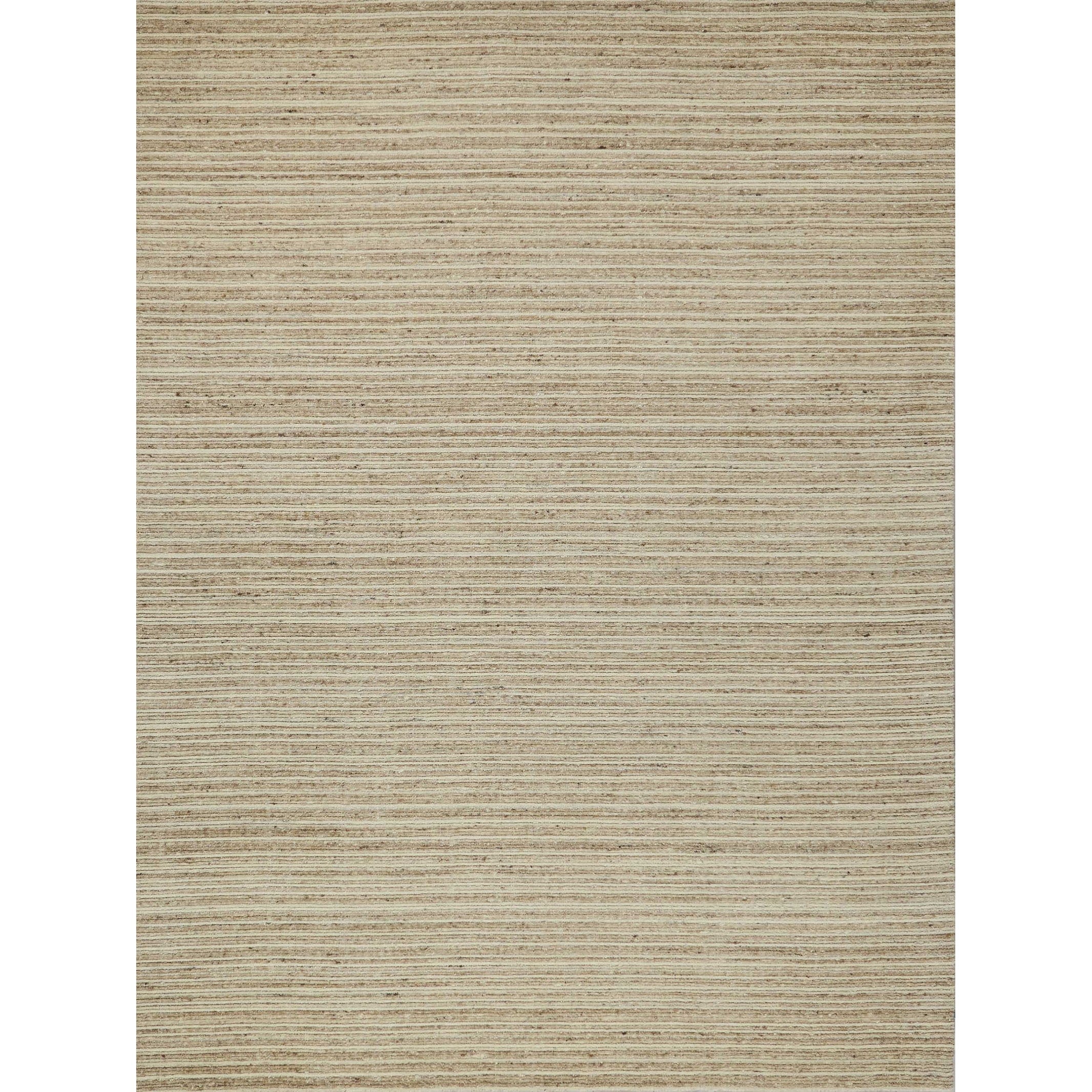 Elko Handloomed New Zealand Wool Beige Area Rug