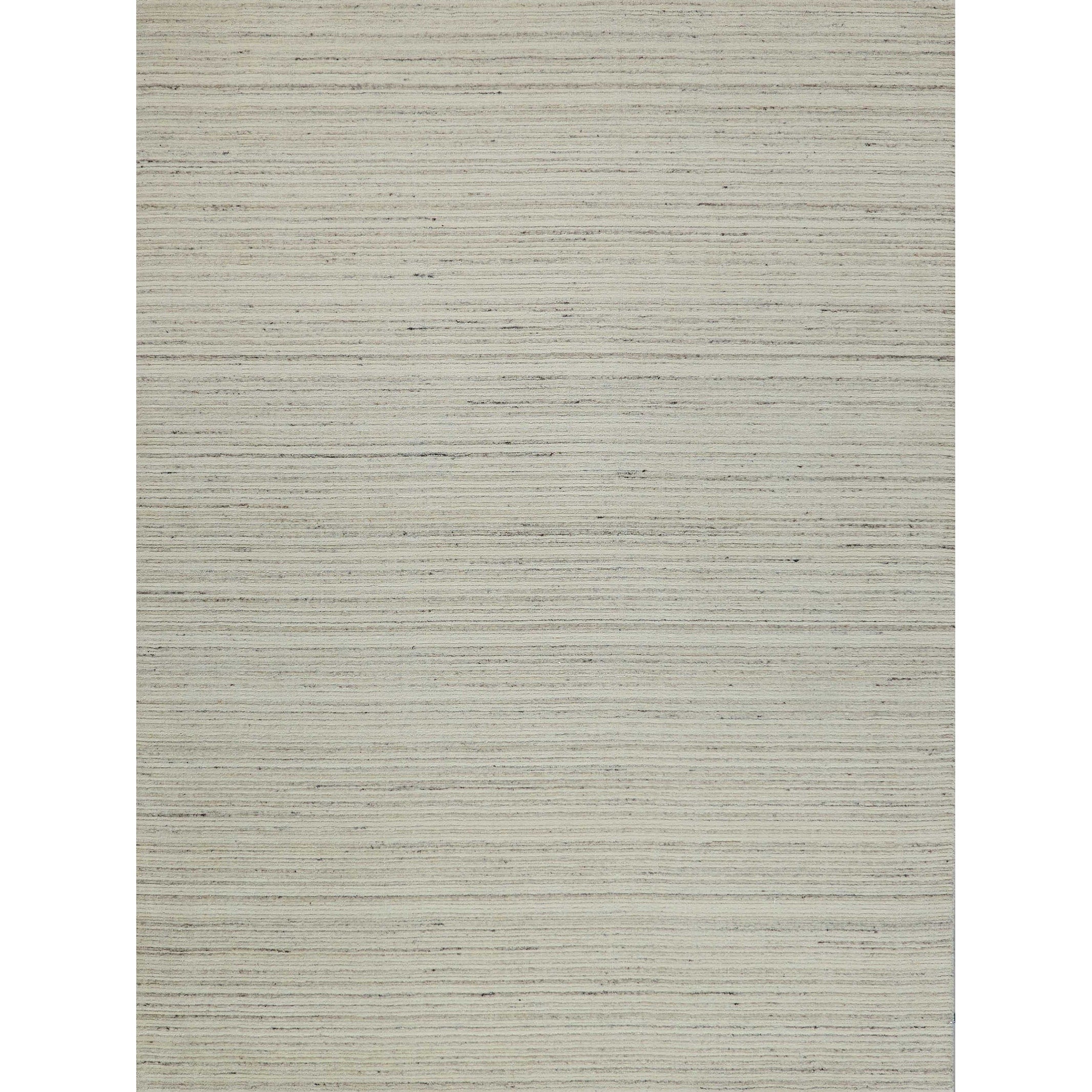 Elko Handloomed New Zealand Wool Silver Area Rug