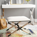 Ella Campaign Accent Stool