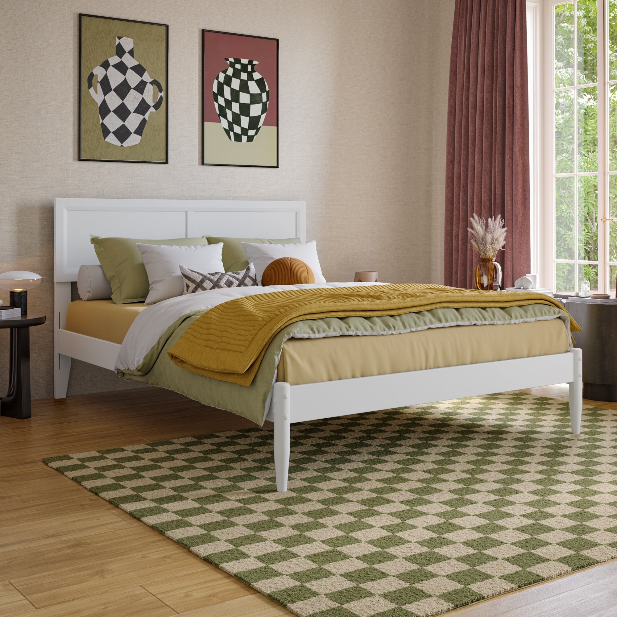 Ellarie Platform Bed With Adjustable Headboard