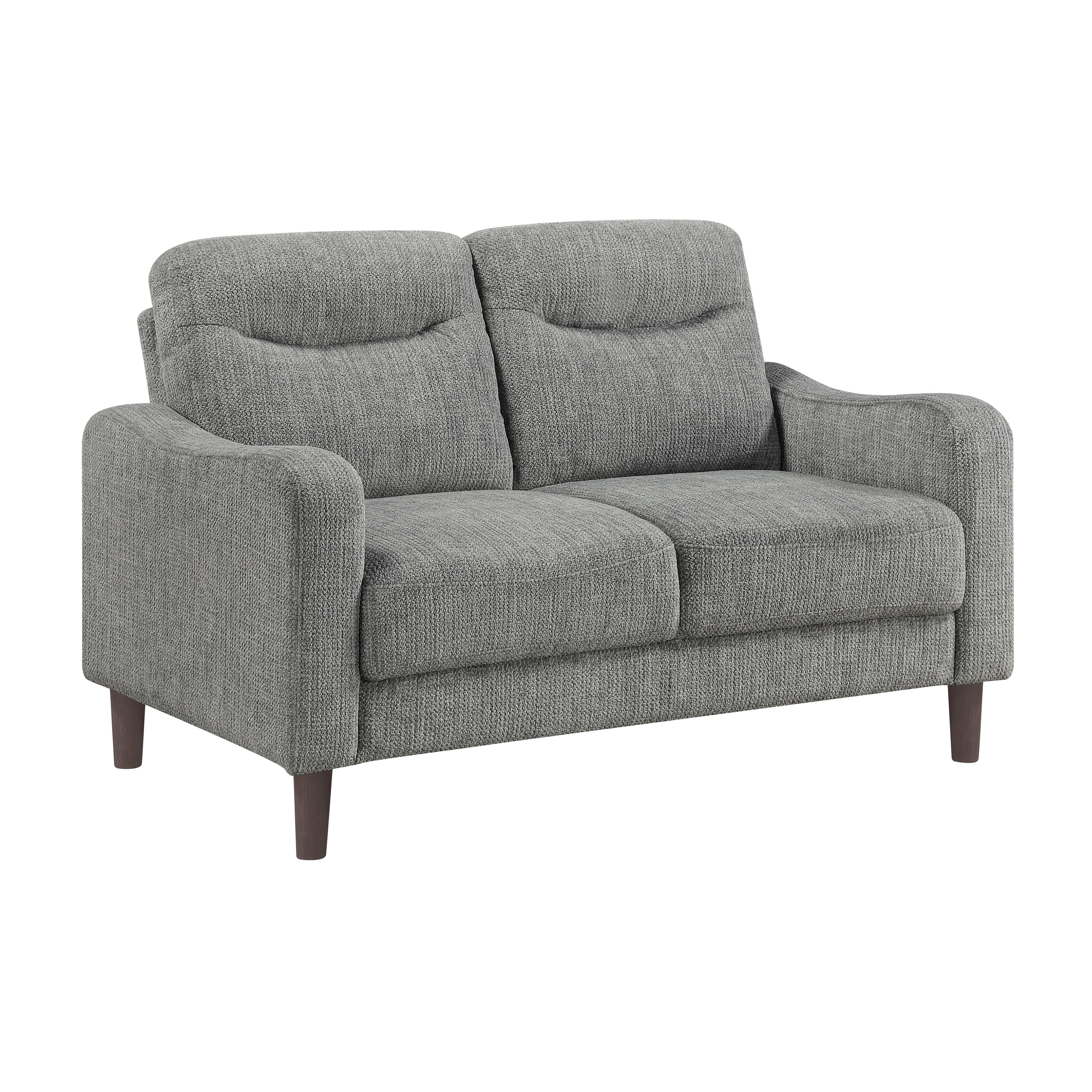 Ellery 54.5 Chenille Living Room 2 Seater Loveseat With Wood Feet