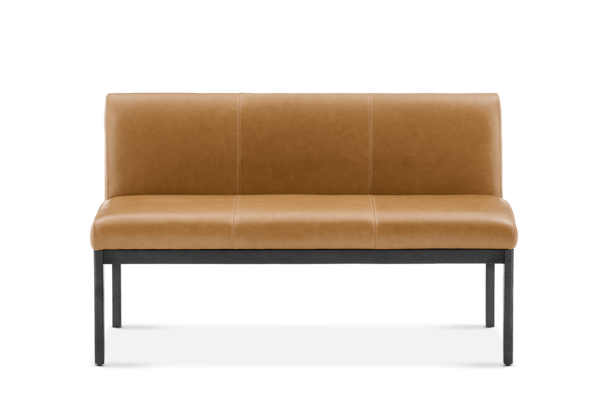 Elliot Leather Banquette Bench