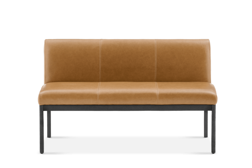 Elliot Leather Banquette Bench