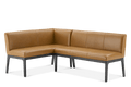 Elliot Leather L-Shape Banquette