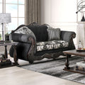 Elliott Traditional Dark Brown Loveseat By Foa