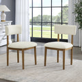Ellis Boucle Upholstered Dining Chairs Set Of 2