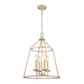 Ellisville 17.25 Inch Wide 4 Light Chandelier In Antique Cream