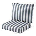 Havenside Home Elmington Deep Seat 25 Inch X 47 Inch Outdoor Back And Seat Cushion Set