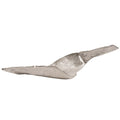 Elongated Aluminum Abstract Leaf Tray Small