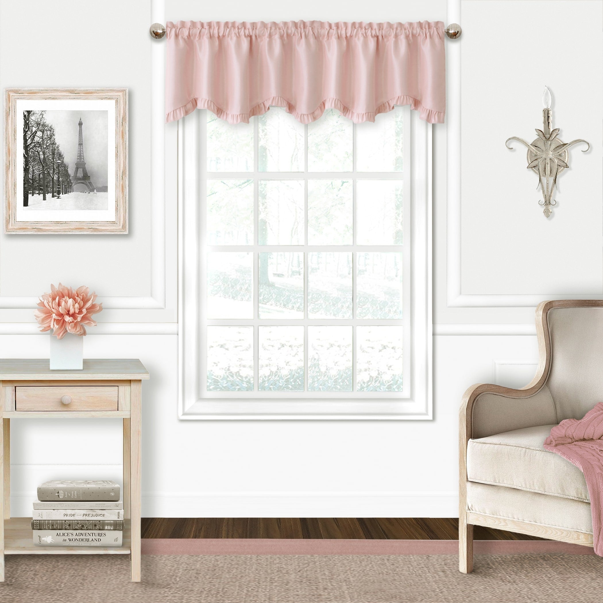 Adaline Nursery And Kids Ruffled Window Valance