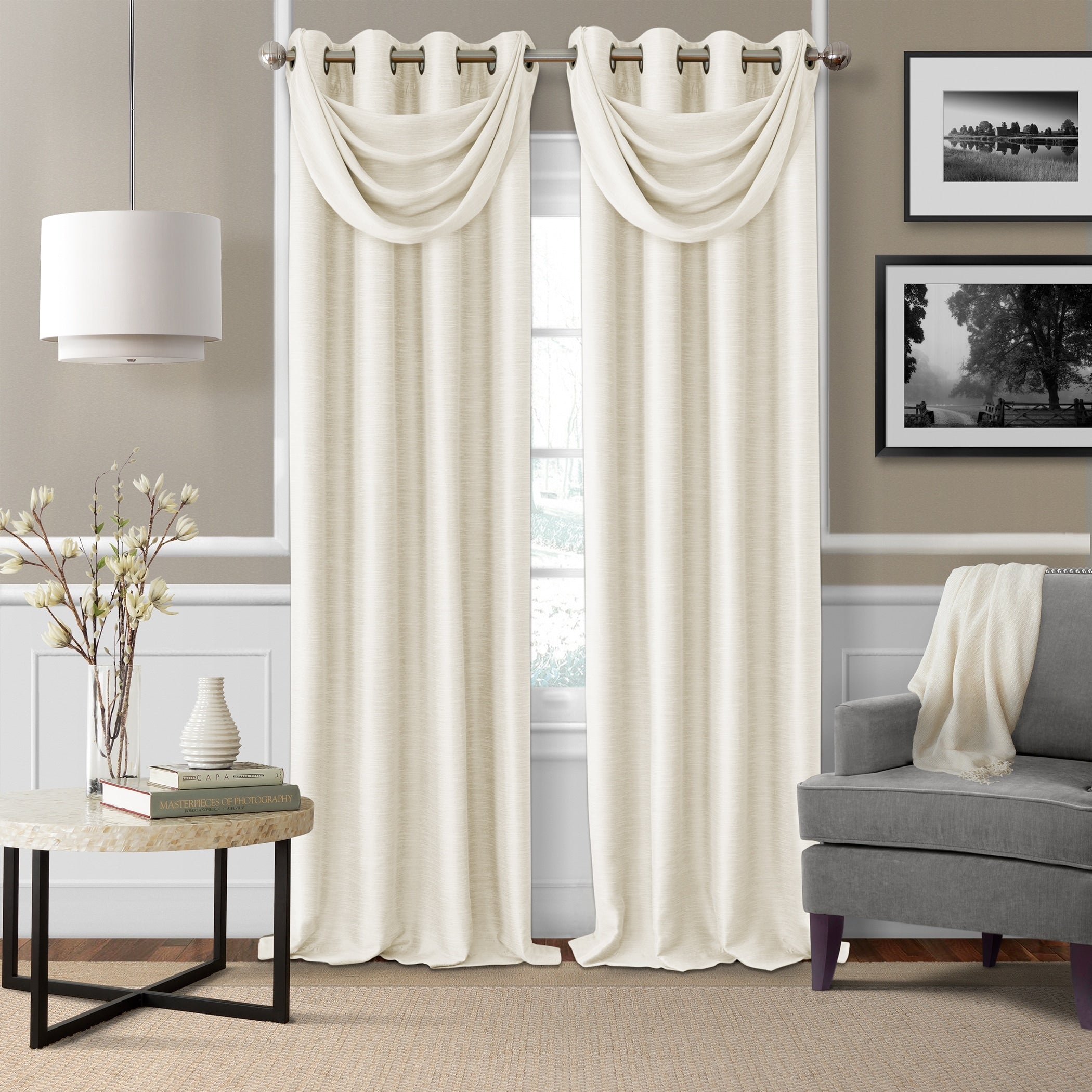 Elrene Brooke Blackout Window Curtain Panel