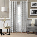 Elrene Crackle Grommet Top Curtain Panel