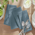 Elrene Elegance Plaid Damask Fabric Set Of 4 Napkins