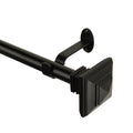 Elrene Florence Window Curtain Rod And Stacked Squares Shaped Finial