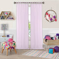 Elrene Greta Kids Tab Top Sheer Window Curtain Panel