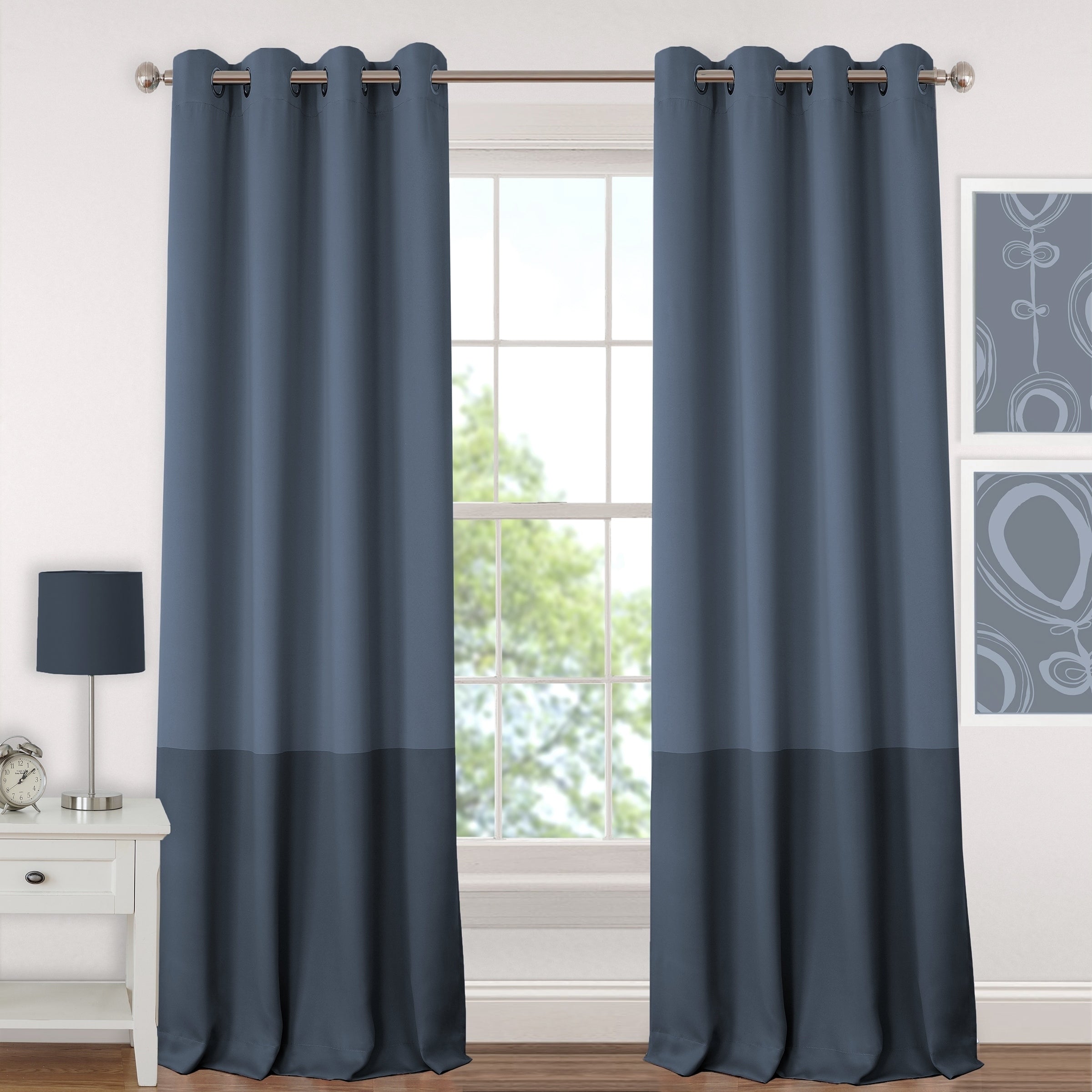 Elrene Madeline Juvenile Room Darkening Grommet Curtain Panel