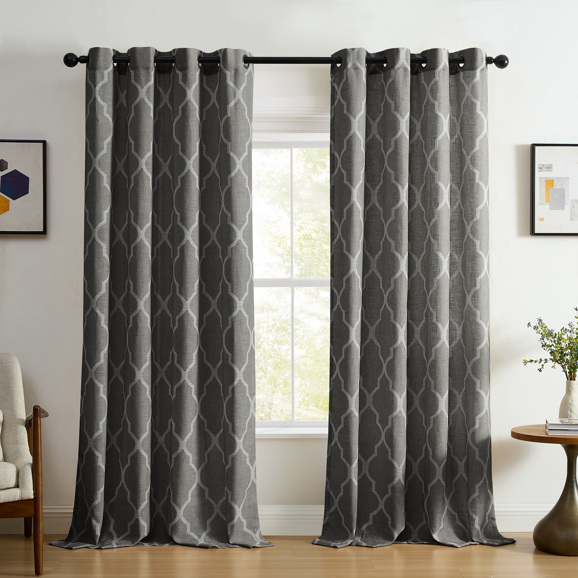 Elrene Medalia Grommet Top Curtain Panel