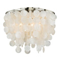 Vaxcel Elsa Capiz Shell 16 Flush Mount
