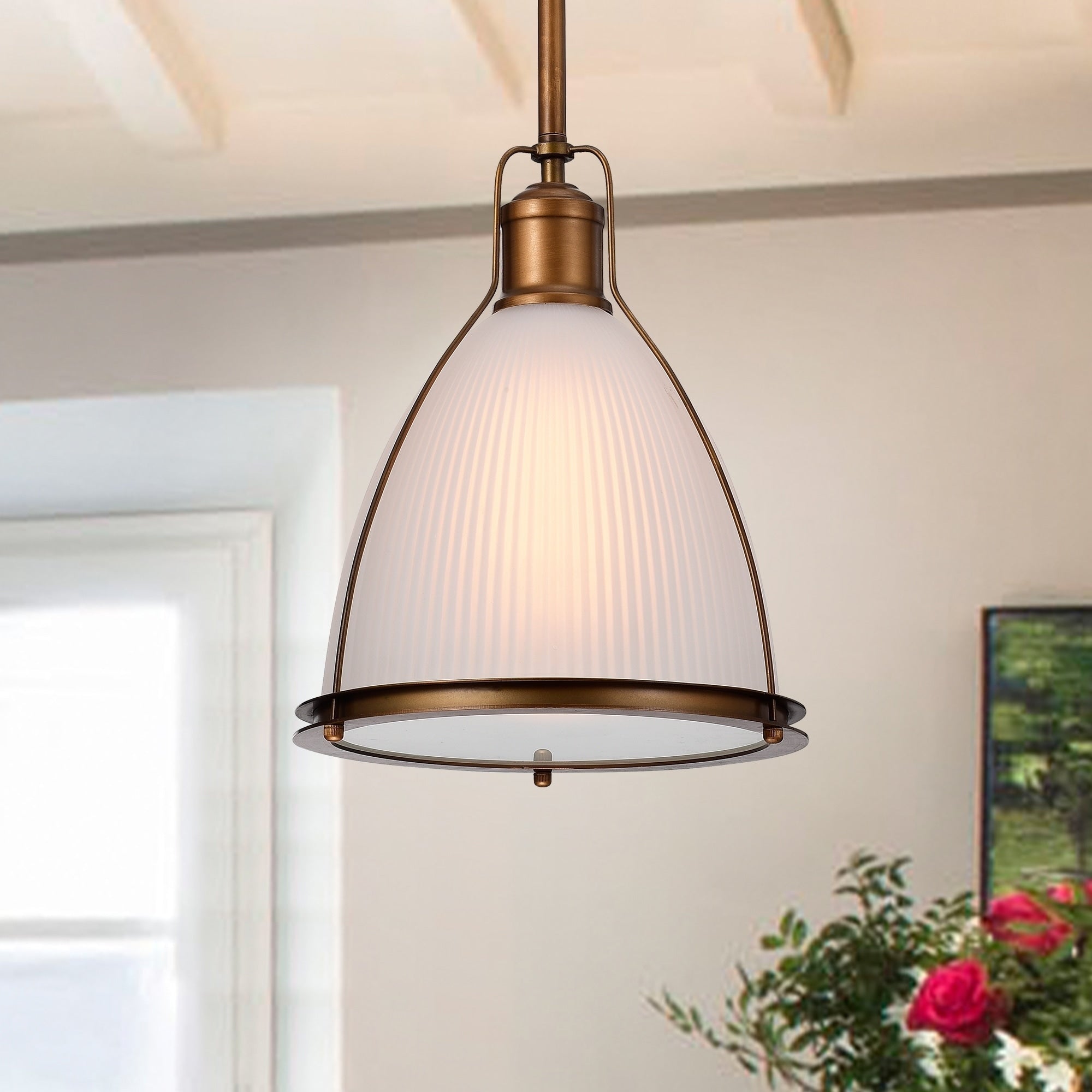 Elwell 1 Light Heritage Bronze 11 Inch Pendant
