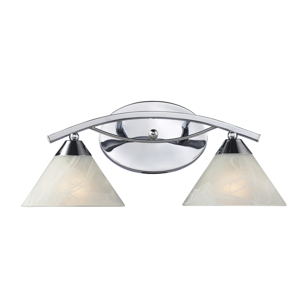 Polished Chrome Elysburg Collection 2 Light Vanity