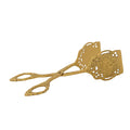 Embossed Dining Brass Tongs 7.5 L X 2.25 W X 2.5 H