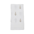 Embroidered Christmas Tree Napkins Set Of 4 Scattered Holiday Tree Motif For Festive Tables 20 X20