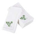 Parsley Embroidered And Hemstitched Cotton Napkin Set Of 6