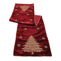 Embroidered Pine Tree Table Runner 72 L