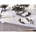 Embroidered And Hemstitched Linen Blend Placemat Set Of 4