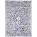 Porch Den Toelle Distressed Medallion Pattern Area Rug