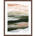 Emerald Mountain By Lara Eckerman Wood Framed Wall Art Print